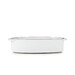Set de 3 caractere plat rect. oblong 19x13cm blanc cumulus